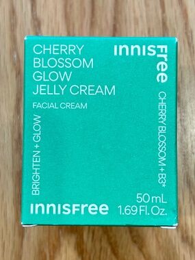 NIB Innisfree Jeju Cherry Blossom Glow Jelly Facial Cream Exp 4/28 1.69 fl oz